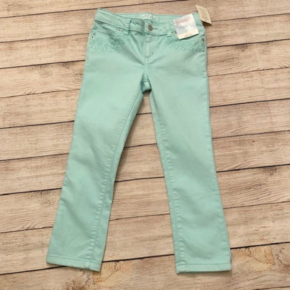 Cat & Jack Other - Cat and Jack Super Skinny Jeans Size 8 Mint